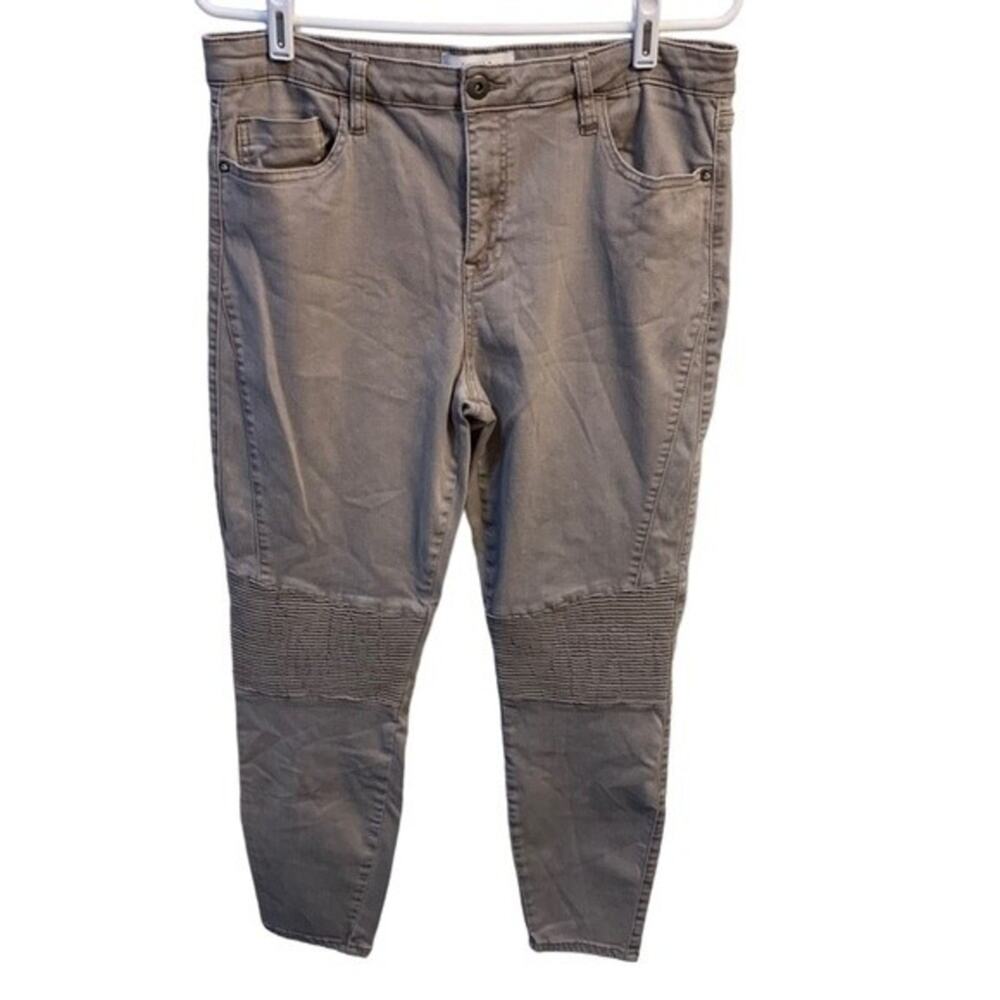 Pistola Pants Rushed Knees. Plus Size 33